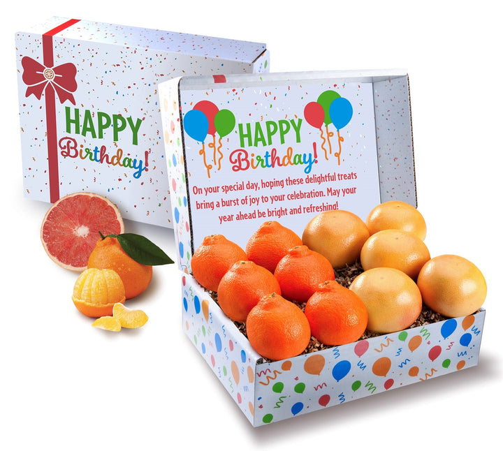 Gift Box Add On (Available For 1 Tray Citrus Only) Gift Baskets Parkesdale Market Happy Birthday