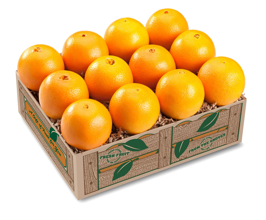 Navel Oranges (Shipping Included) Gift Baskets Parkesdale Market 1 tray (12 Navel Oranges)