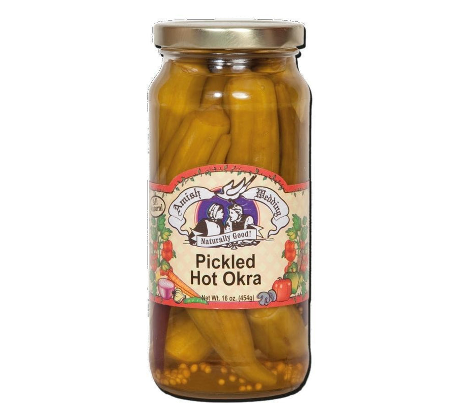 Amish Wedding Pickled Hot Okra