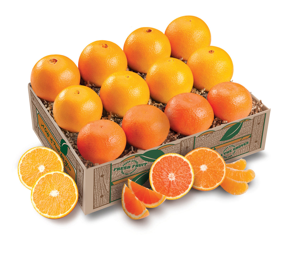 Orange Trio (Shipping Included) Gift Baskets Parkesdale Market