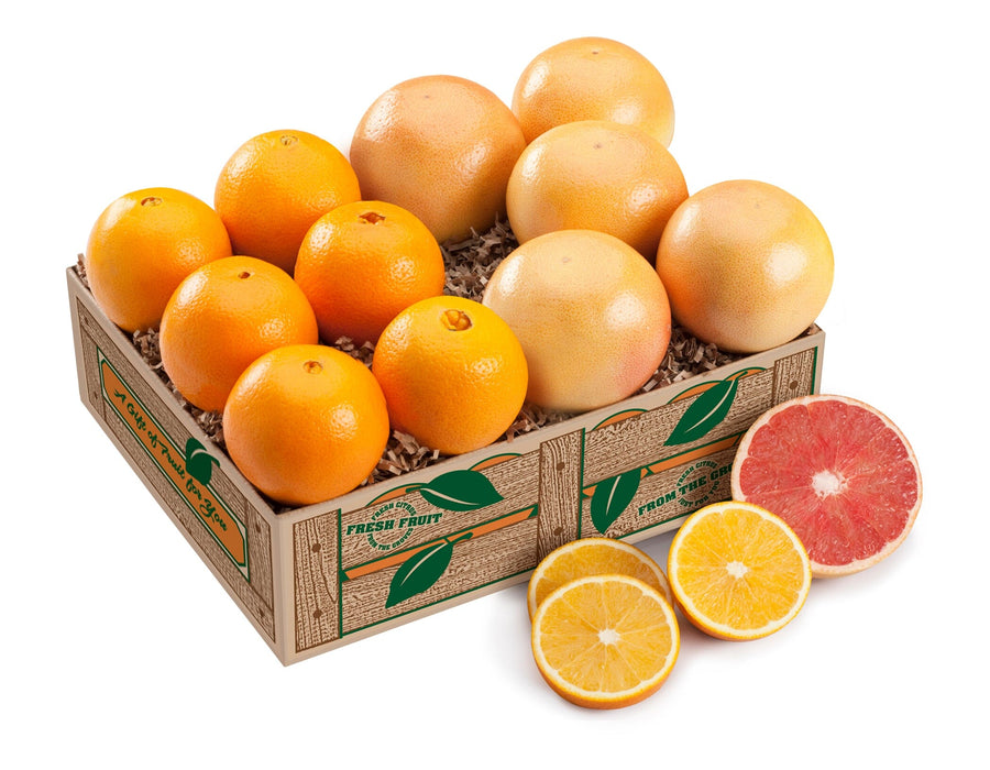 Navel Oranges and Ruby Red Grapefruit (Shipping Included) Gift Baskets Parkesdale Market 