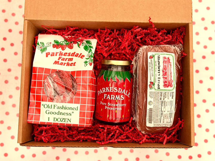 Strawberry Cookie Basket Gift Baskets Parkesdale 