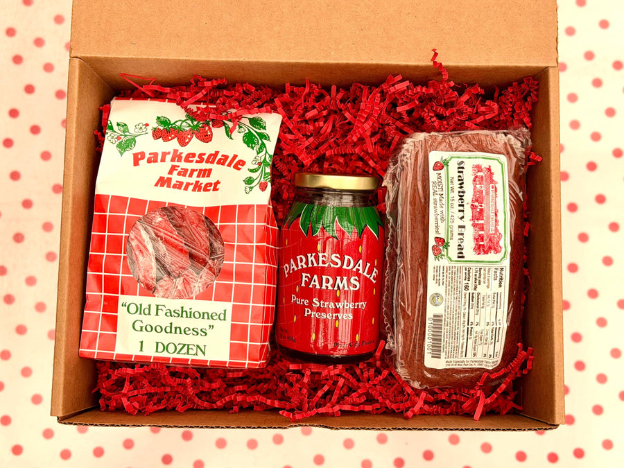 Strawberry Cookie Basket Gift Baskets Parkesdale 