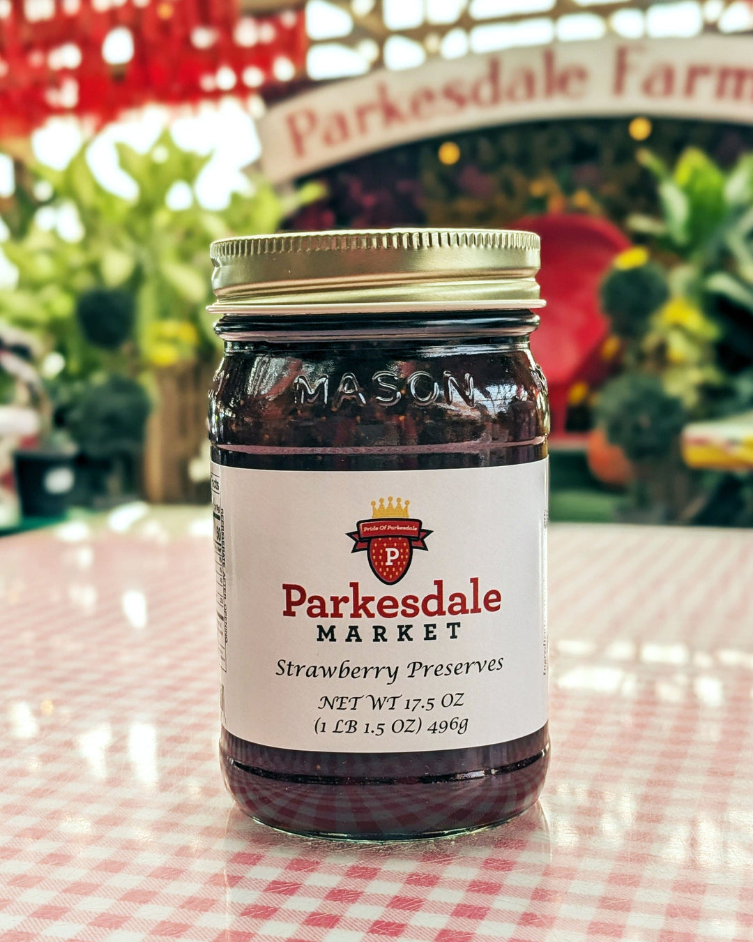 Strawberry Preserves Mason Jar Parkesdale Market 