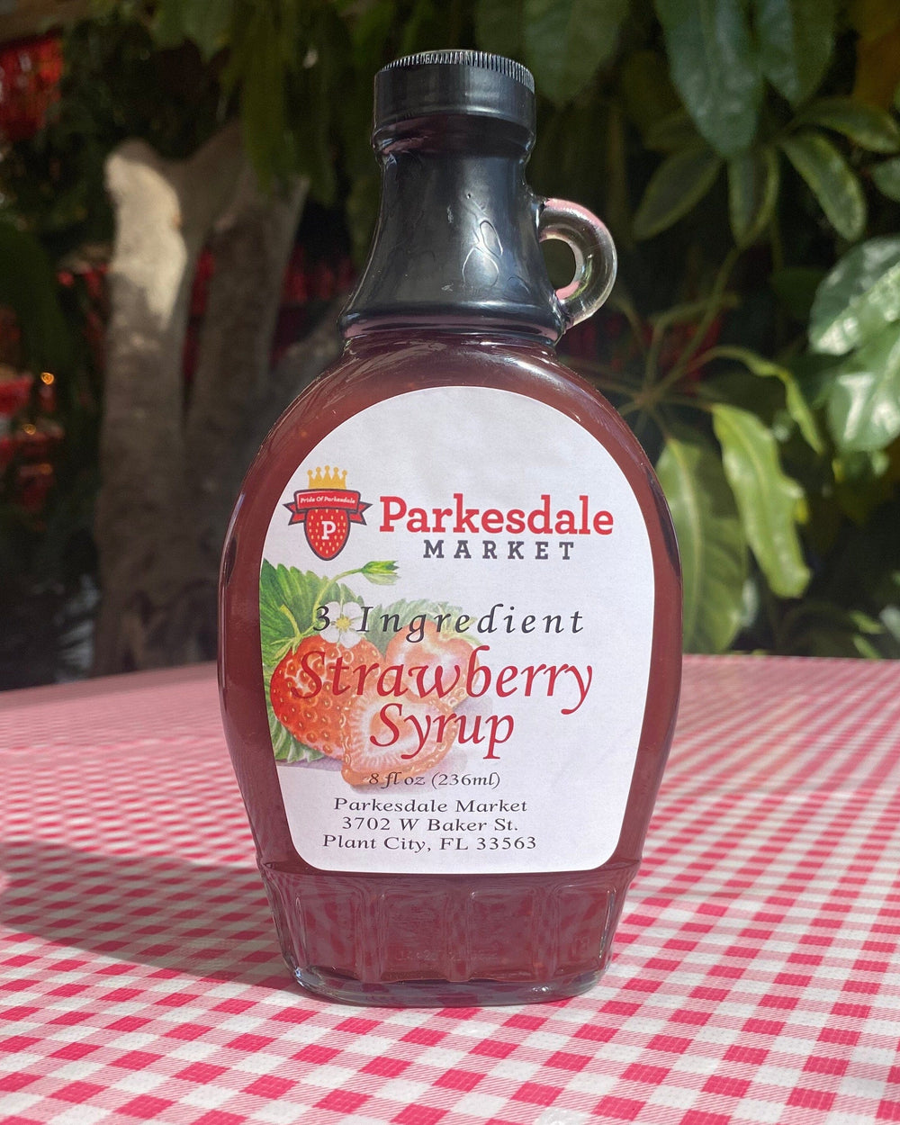 Strawberry Syrup 3-Pack Parkesdale Market 3 pack Strawberry 3 Ingredient 