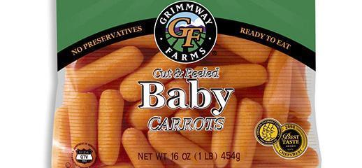 Baby carrots - $1.49 (1 pound bag) vegetable Parkesdale Market 
