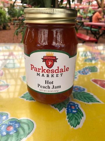 Hot Peach Jam Preserves Parkesdale Market 
