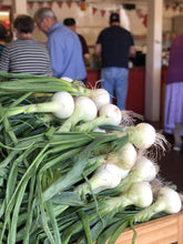 Strawberry Onions With Green Tops
